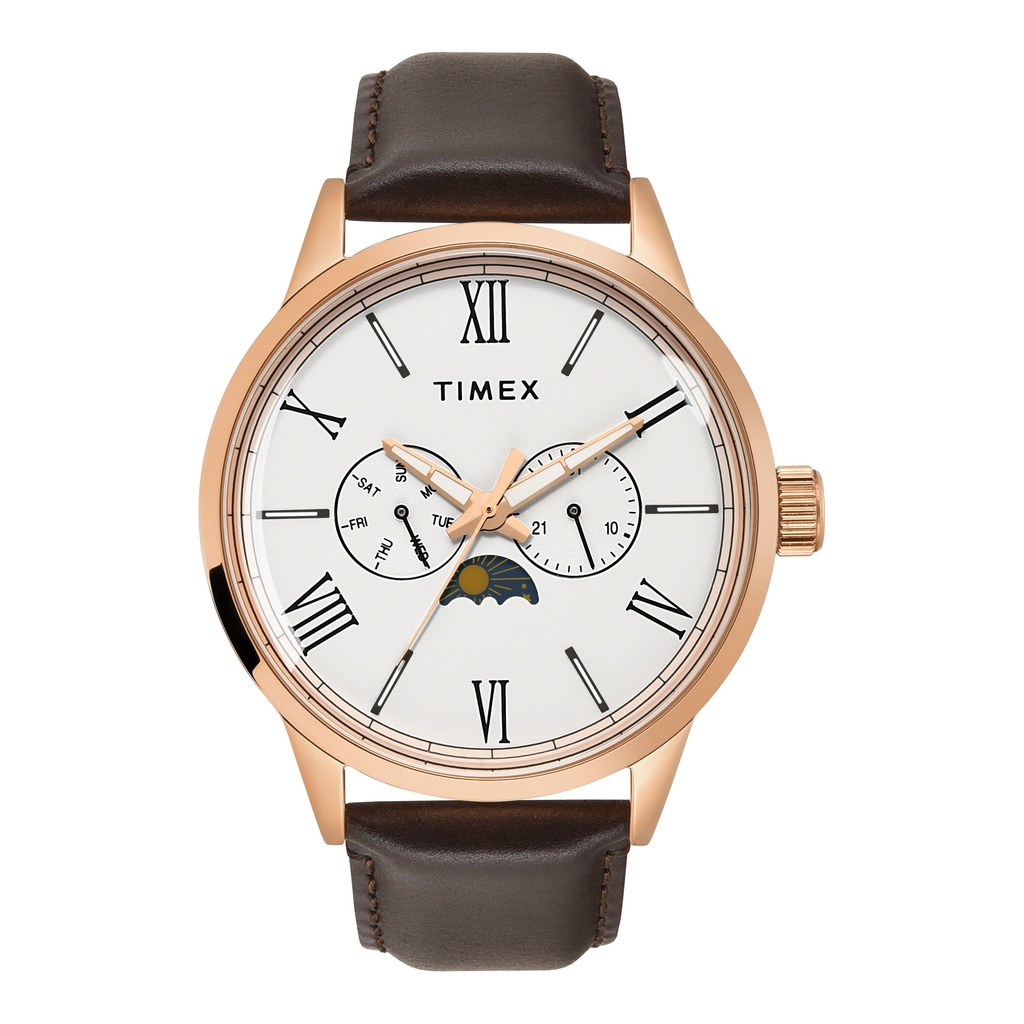 [TWEG19943] TIMEX Men White Round Dial Analog Watch - TWEG19943