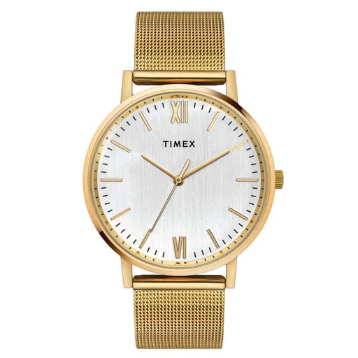 [TW0TG8010] Timex Fashion Men's Silver Dial Round Case 3 Hands Function Watch -TW0TG8010