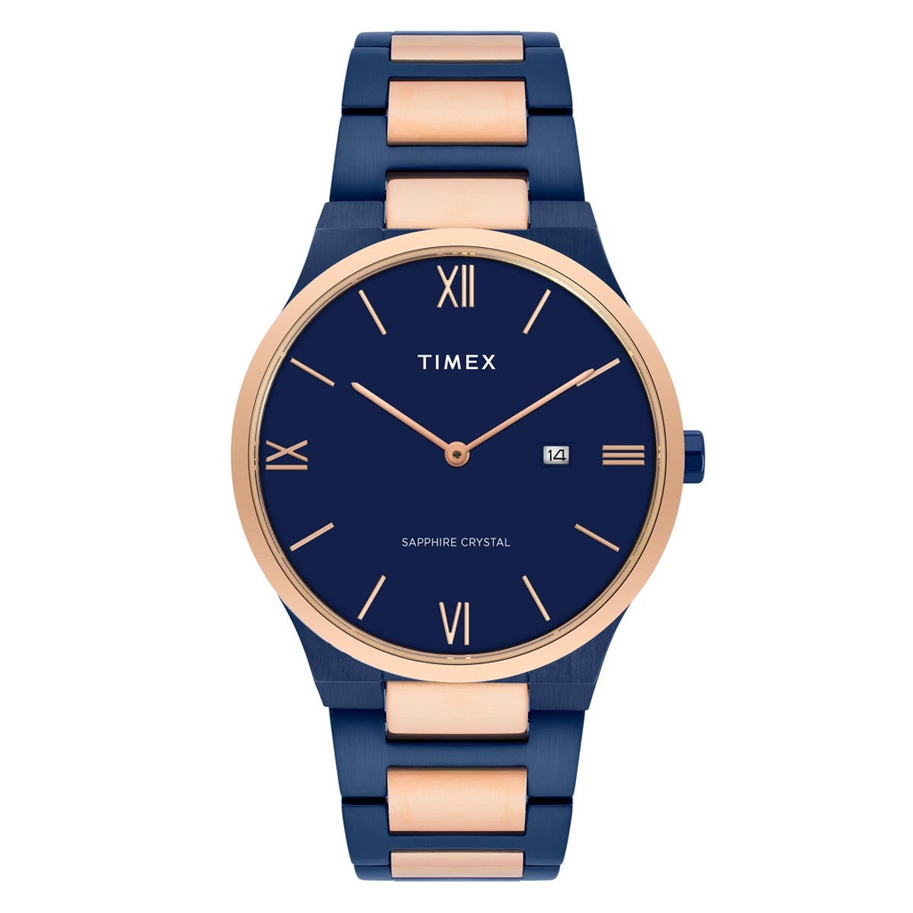 [TWEG23607] TIMEX Men Blue Round Dial Analog Watch - TWEG23607