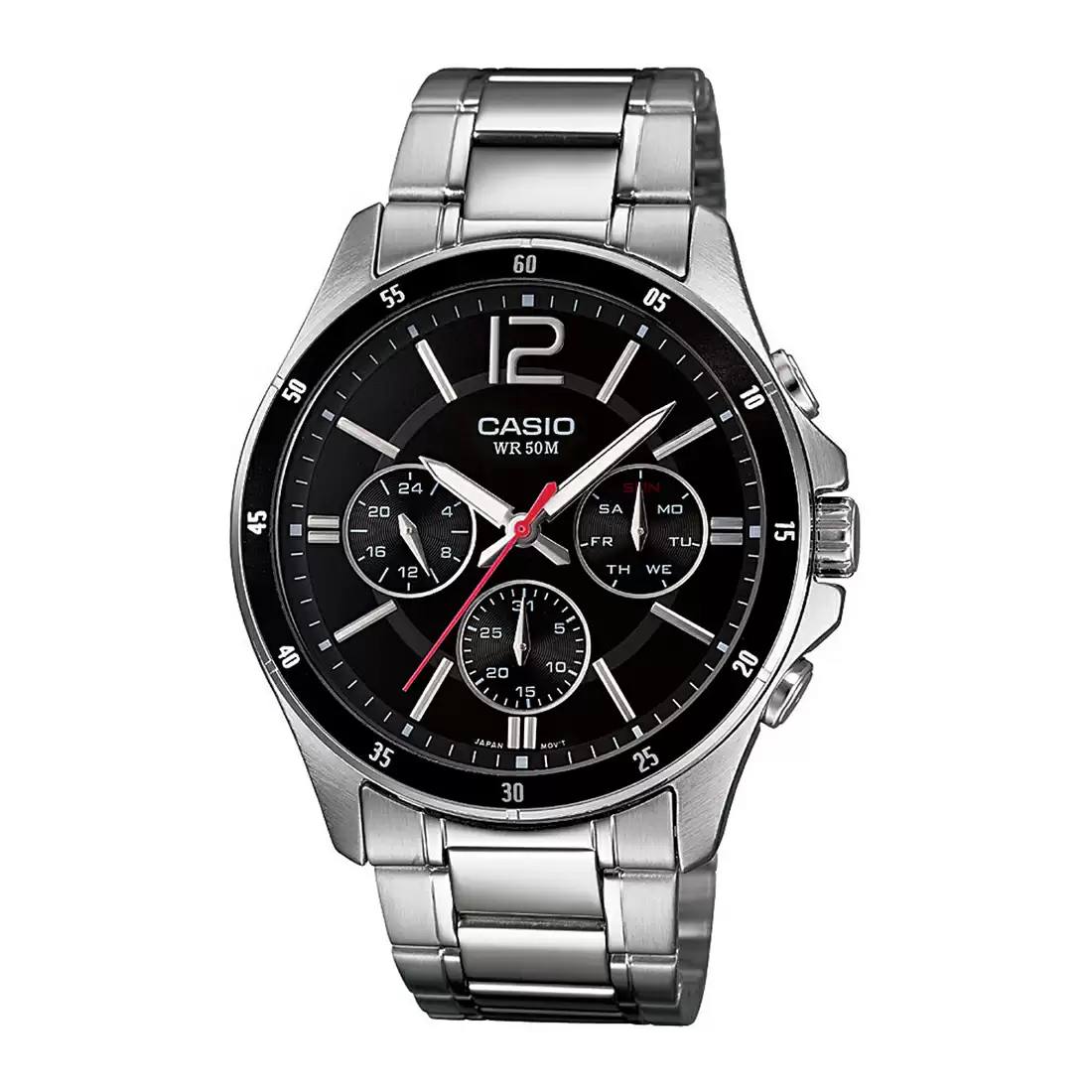 [A832] Casio Enticer Men MTP-1374D-1AVDF Men's Watch