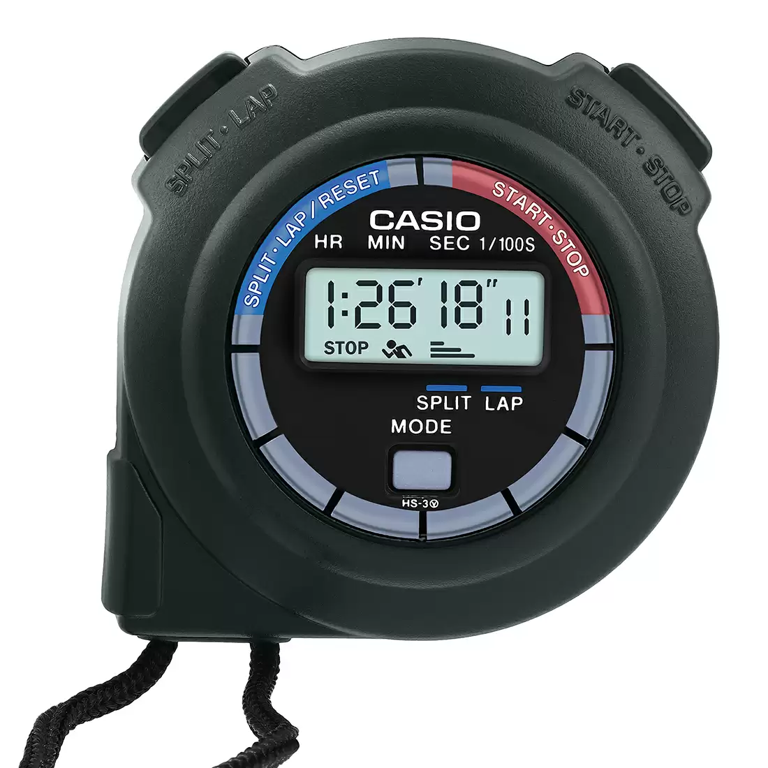 [S023] Casio Stop Watch HS-3V-1RDT Unisex Watch