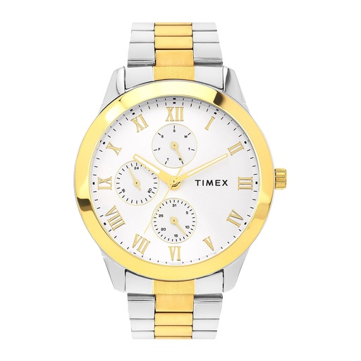 [TWEG18528] TIMEX Men Silver Round Dial Analog Watch - TWEG18528