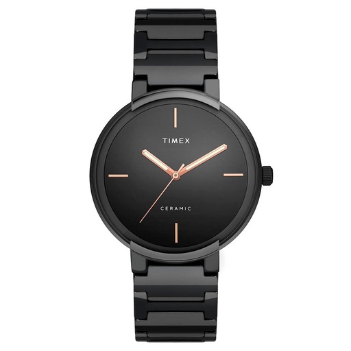 [TWEG21202] Timex Fashion Men's Black Dial Round Case 3 Hands Function Watch -TWEG21202