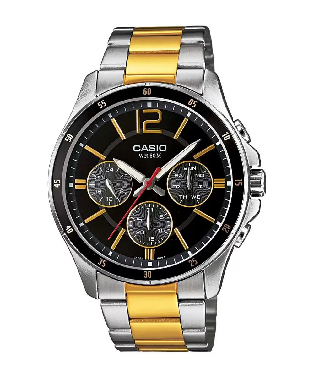 [A1652] Casio Enticer Men MTP-1374HSG-1AVIF Men's Watch