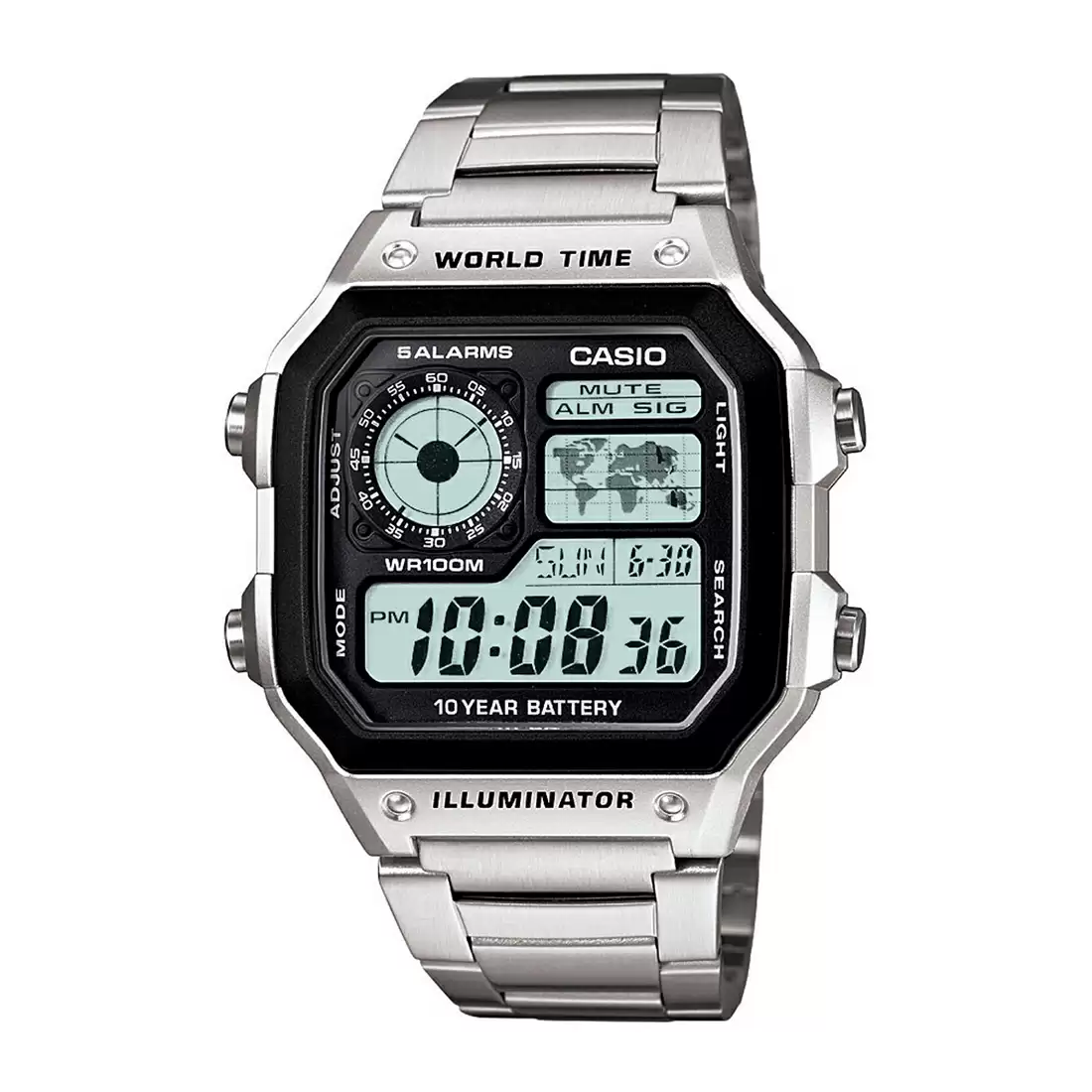 [D099] Casio Youth AE-1200WHD-1AVDF Unisex Watch