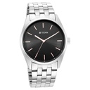 Titan Workwear Quartz Analog Black Dial Silver Stainless Steel Strap Watch For Men
