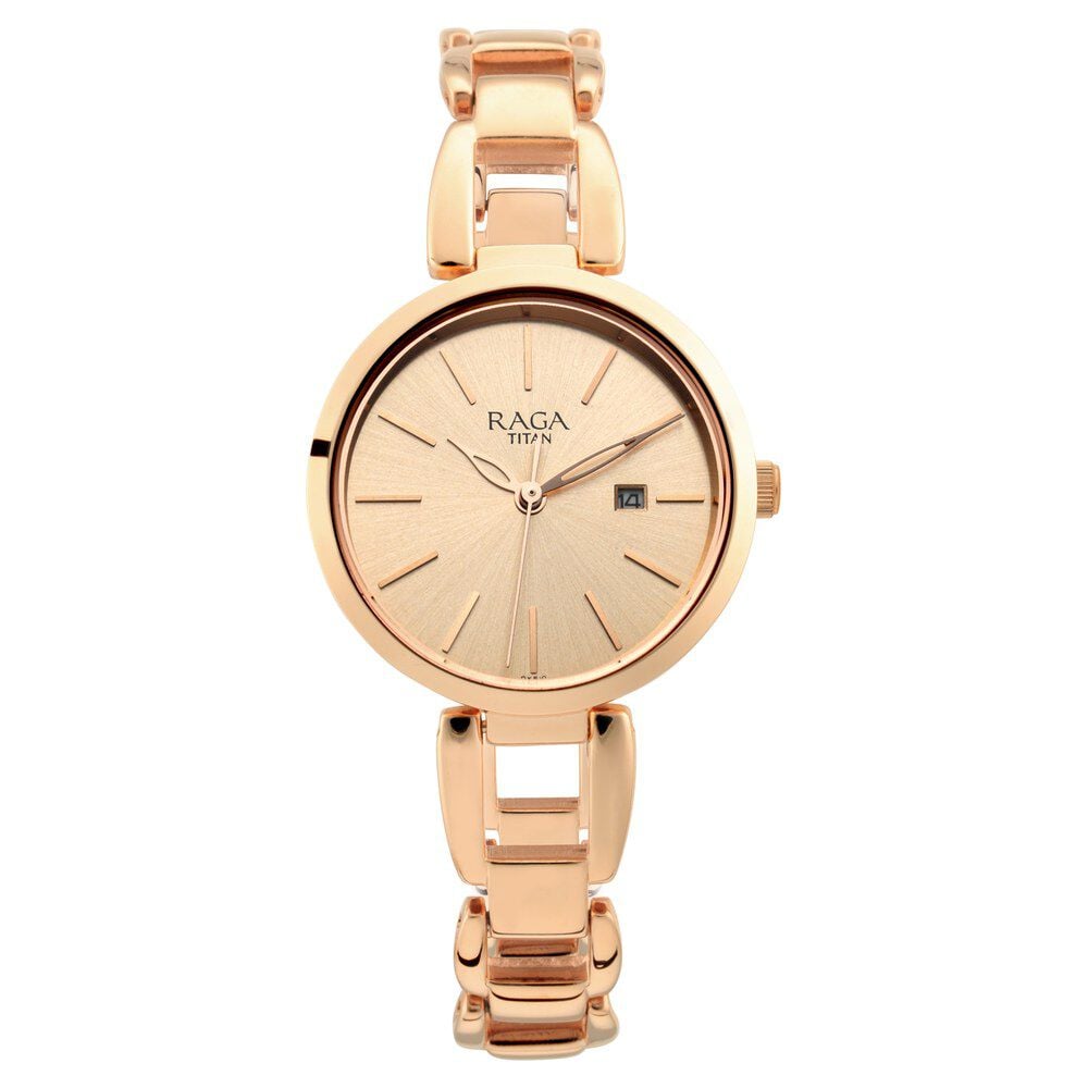 [2642wm01] Raga Women's Viva Trendsetter Rose Gold Watch