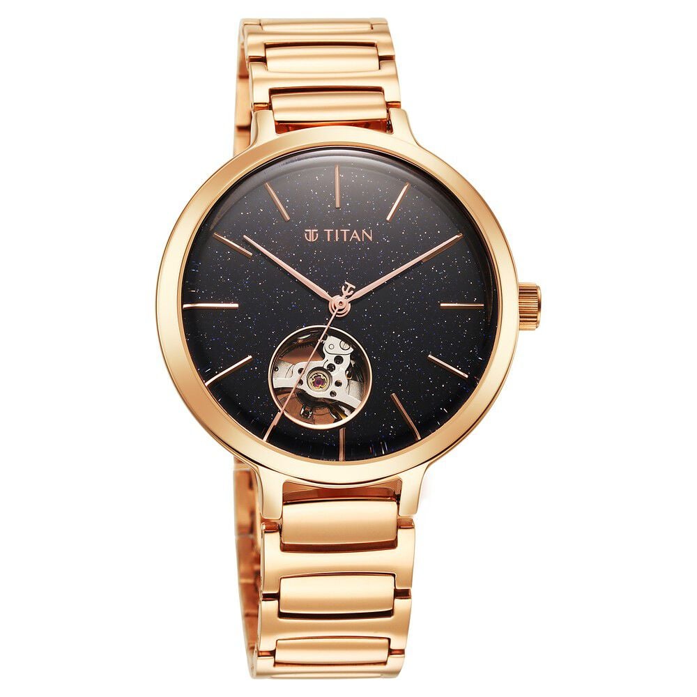 [2675WM01] Aventurine Automatic Blue Dial Automatic Watch for Women