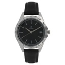Titan Quartz Analog with Date Black Dial Leather Strap Watch for Women