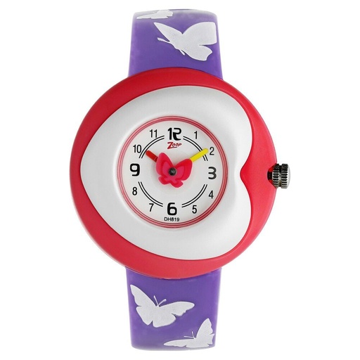 [c4007pp02] Zoop By Titan Quartz Analog Multicoloured Dial PU Strap Watch for Kids
