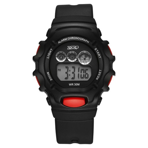 [26035pp05w] Zoop By Titan Pop Colour Digital Digital Black Dial Plastic Strap Watch For Kids