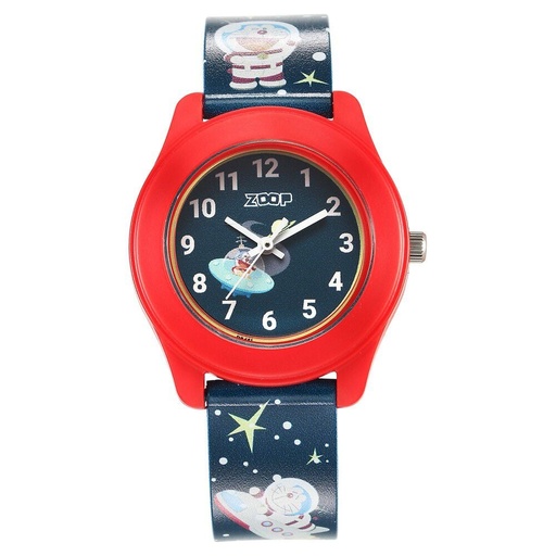 [26019pp38w] Zoop By Titan Doraemon Quartz Analog Blue Dial Polyurethane Strap Kids Watch