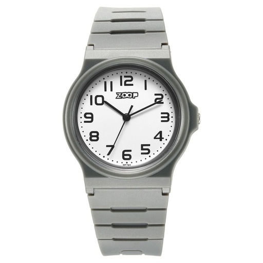[16032pp04w] Zoop By Titan Back To School Quartz Analog White Dial Polyurethane Strap Kids Watch