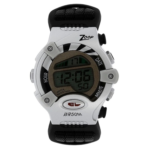 [c3002pv01] Zoop By Titan Digital Dial Nylon Strap Watch for Kids