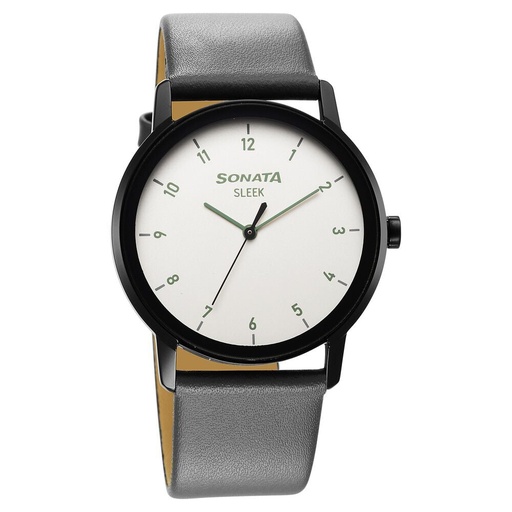 [7147nl02] Sleek Grey Dial Analog Watch for Men
