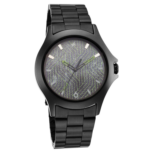 [3220nm01] Fastrack Stunners Quartz Analog Multicoloured Dial Metal Strap Watch for Guys