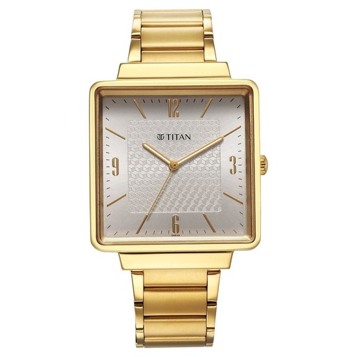 [10005ym02] Titan Karishma Silver Dial Watch for Men