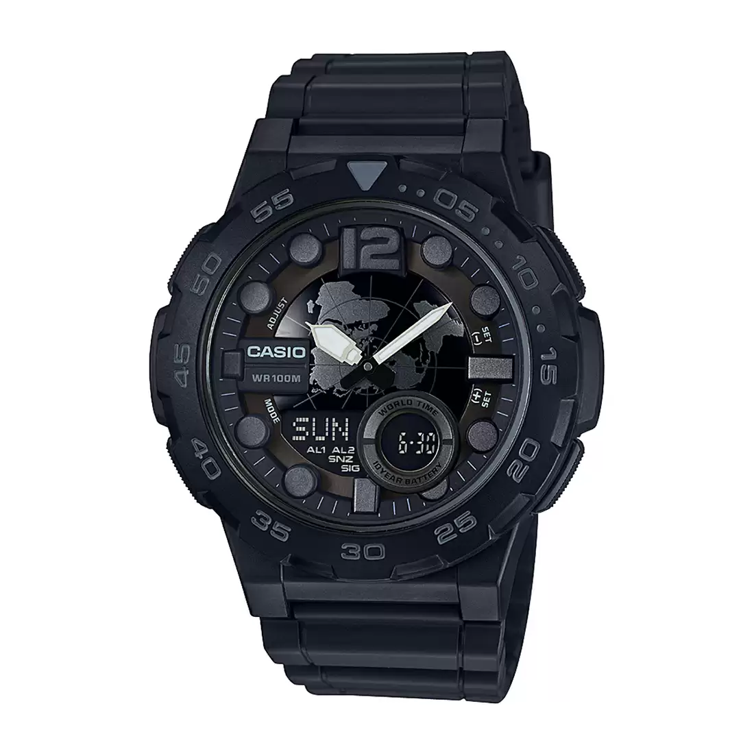 [AD217] Casio Youth AEQ-100W-1BVDF Men's Watch