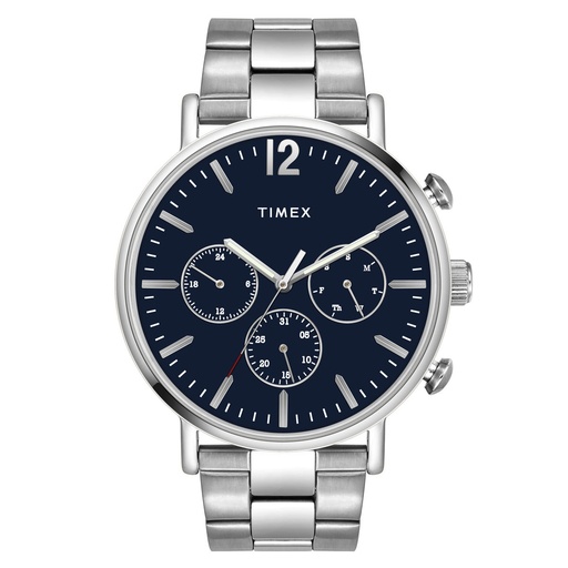 [TWEG20011] Timex Fashion Men's Black Dial Round Case Multifunction Function Watch -TWEG20011
