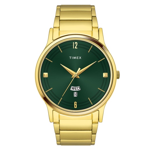 [TW000R462] Timex Men Green Round Dial Analog Watch - TW000R462