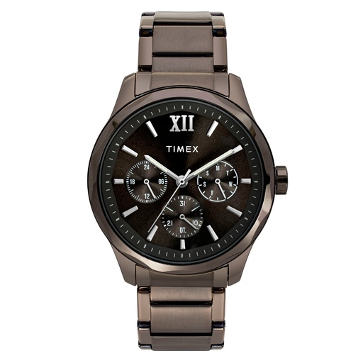 [TW0TG7636] Timex Men Brown Round Dial Analog Watch - TW0TG7636