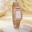 Sonata Poze Quartz Analog Pink Dial Mesh Strap Watch for Women