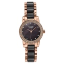 Sonata Poze Quartz Analog White Dial Two Toned Metal & Plastic Strap Watch For Women