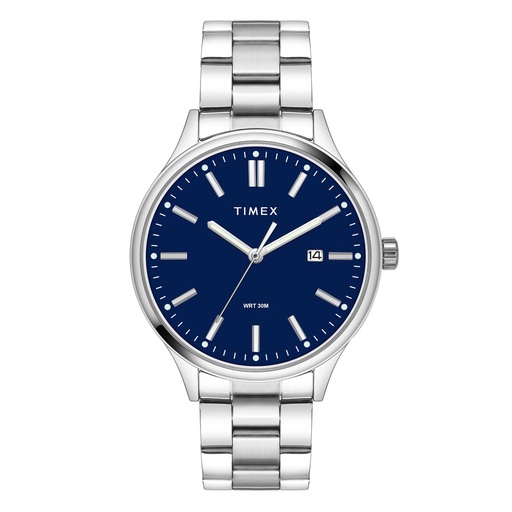[TWEG18429] Timex Men Dark Blue Round Dial Analog Watch - TWEG18429