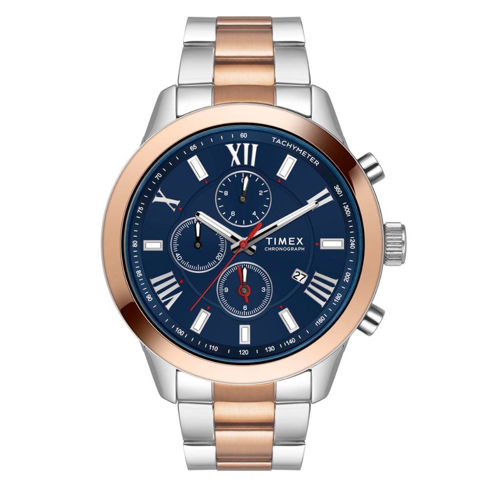 [TWEG18516] Timex Cosmic Awe Men Chronograph Round Dial Blue Watch - TWEG18516