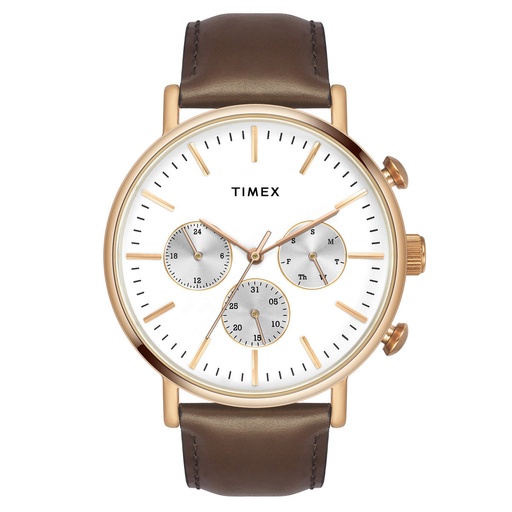 [TWEG20005] Timex Fashion Men's Silver Dial Round Case Multifunction Function Watch -TWEG20005