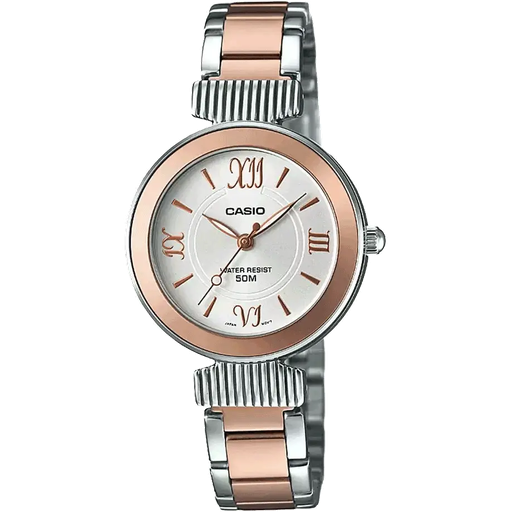 [A1137] Casio Enticer Women Silver-Toned Dial Analogue Watch LTP-E405BPG-7AVDF