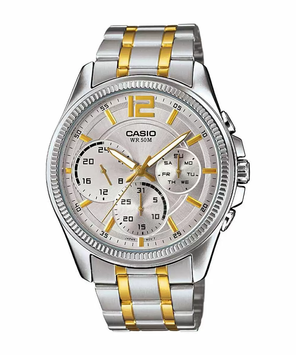 [A1664] Casio Enticer Men MTP-E305HSG-9AVIF Men's Watch