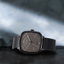 Titan Neo Curve Quartz Analog with Date Anthracite Dial Black Stainless Steel Strap Watch for Men