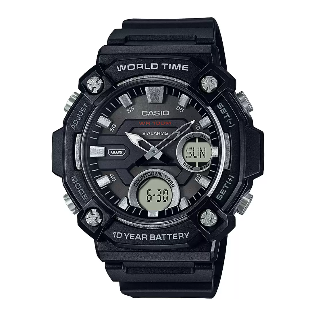 [AD262] Casio Analog-Digital AEQ-120W-1AVDF Men's Watch
