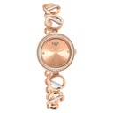 Titan Raga Viva Rose Gold Dial Women Watch With Metal Strap