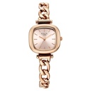 Titan Raga Showstopper Quartz Analog Rose Gold Dial Metal Strap Watch For Women