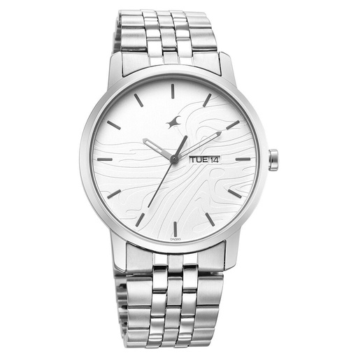 [3295sm01] Fastrack Urban Camo White Dial Watch for Guys